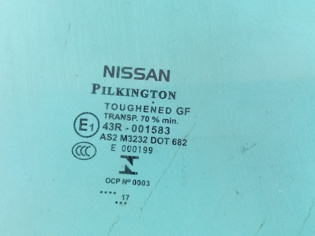 Vitre porte arrière Droite NISSAN Qashqai II (J11) Imagem-1