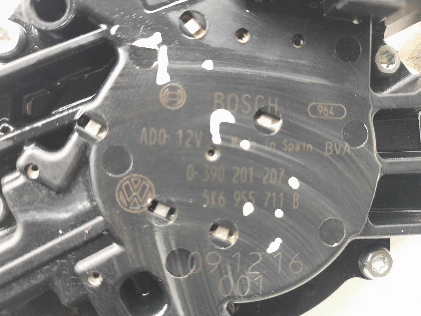 Rear Wiper Motor VOLKSWAGEN Polo (6R, 6C) Imagem-2