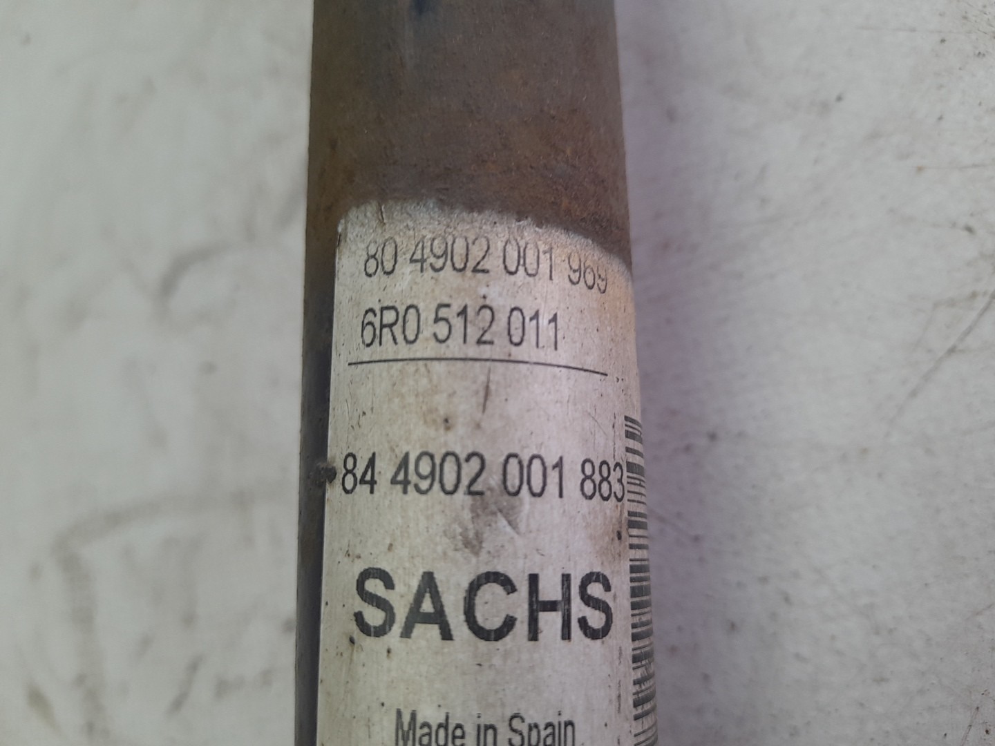 Right Rear Shock Absorber VOLKSWAGEN Polo (6R, 6C) Imagem-2