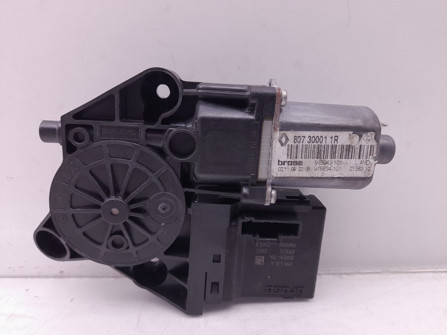 Front Right Door Window Regulator Motor RENAULT Scénic III (JZ0/1_) Imagem-1