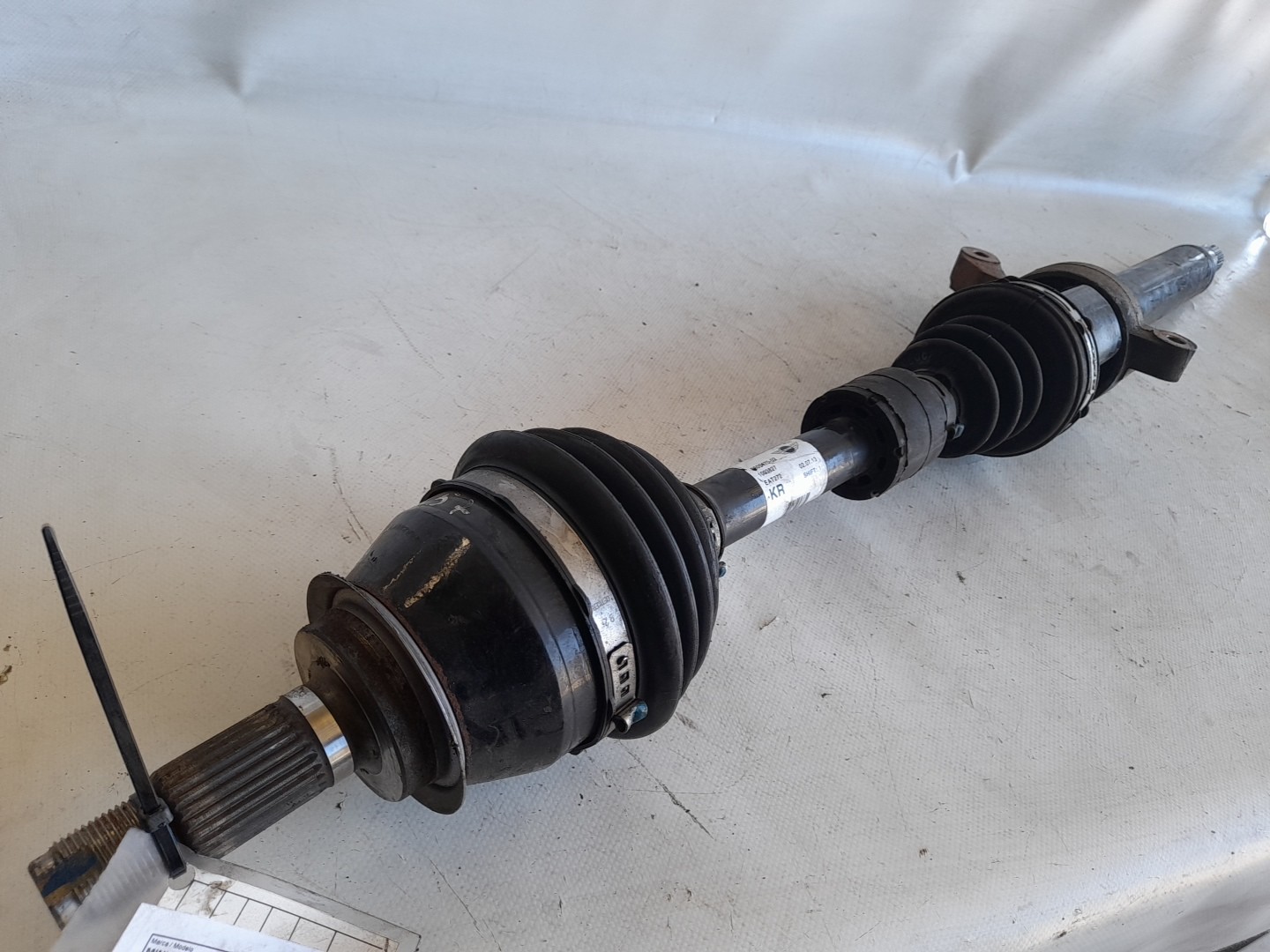 Right front driveshaft