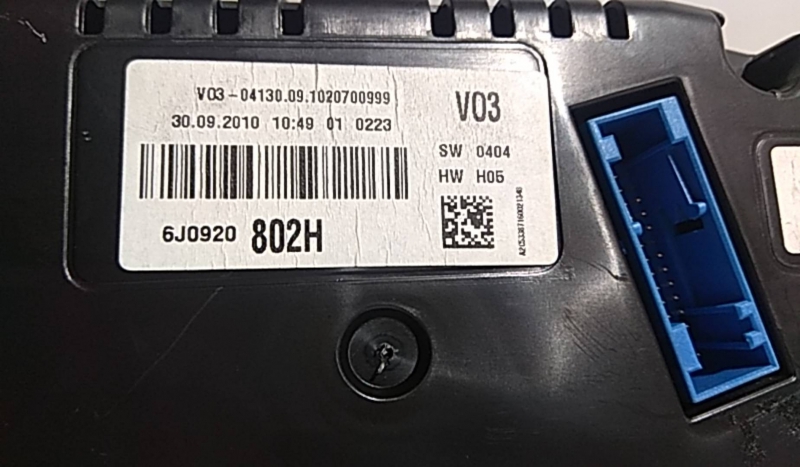 Instrument cluster SEAT Ibiza IV (6J5, 6P1) Imagem-3
