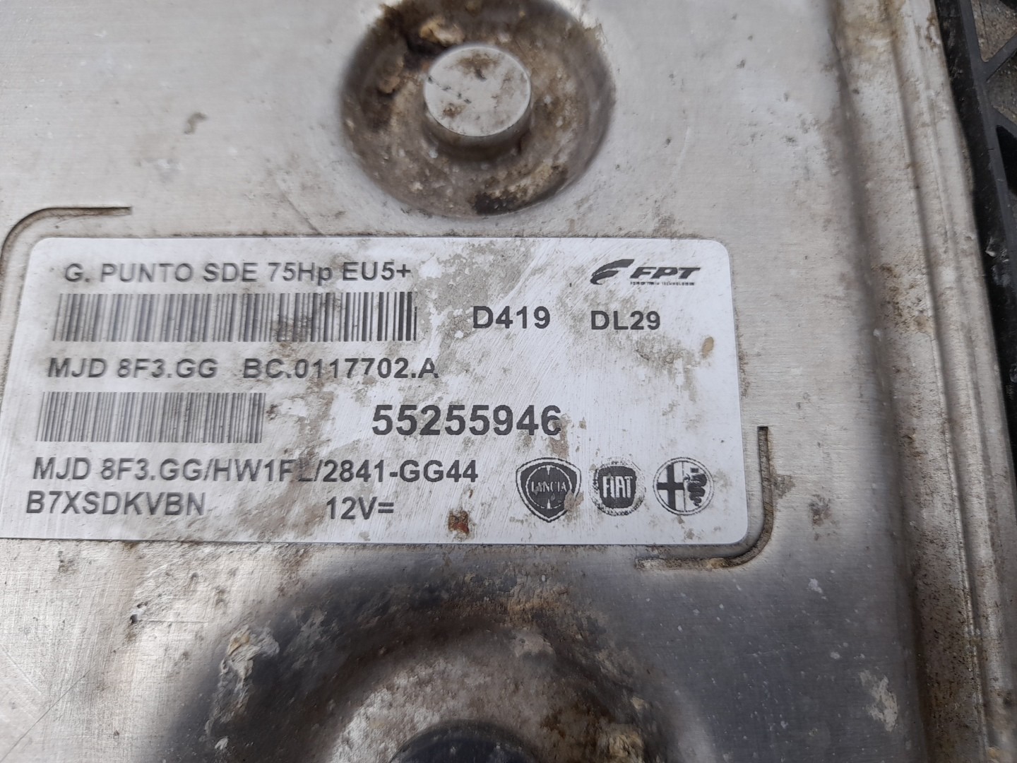 Centralina motor / ECU FIAT Punto Evo (199_) Imagem-3