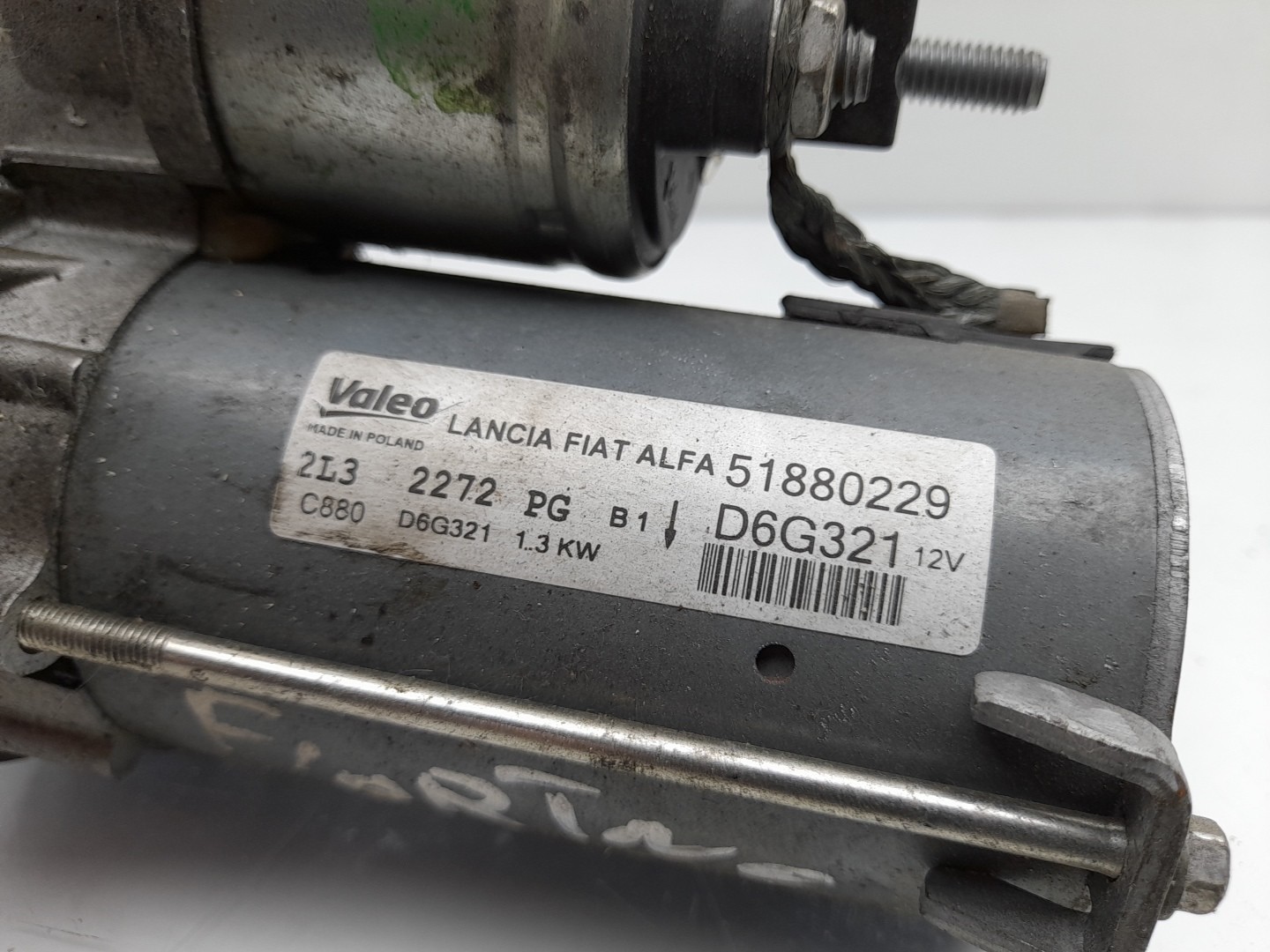 Starter Motor FIAT Fiorino Furgão/Combi (225_) Imagem-2