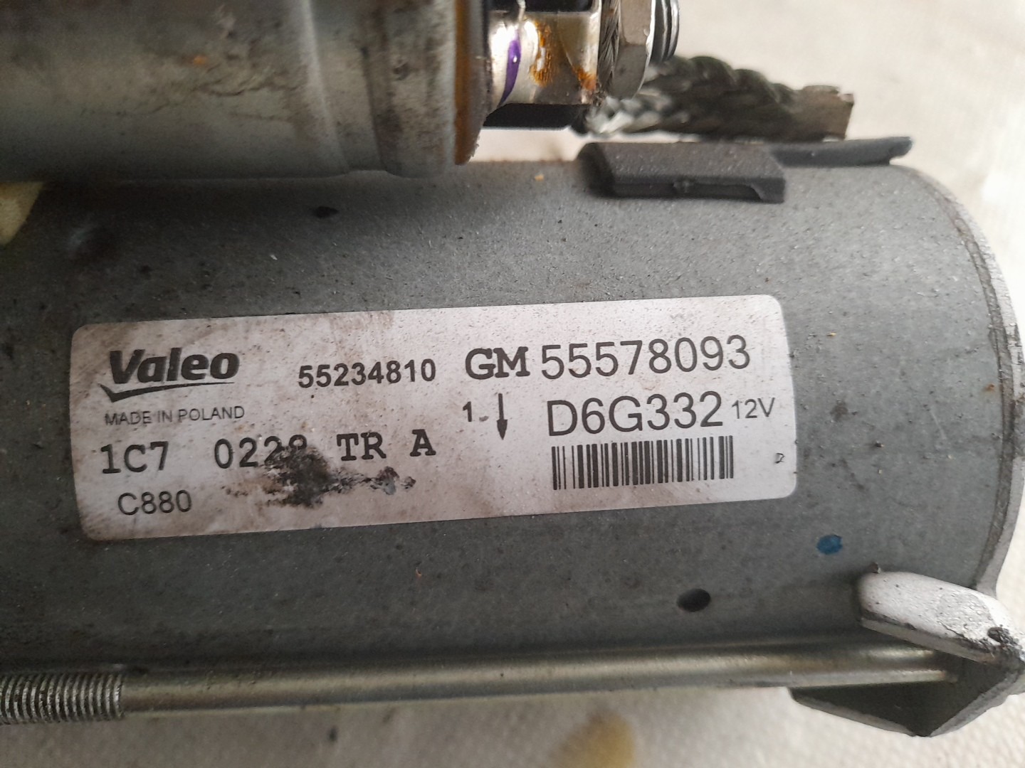 Motor de arranque OPEL Corsa E Imagem-2