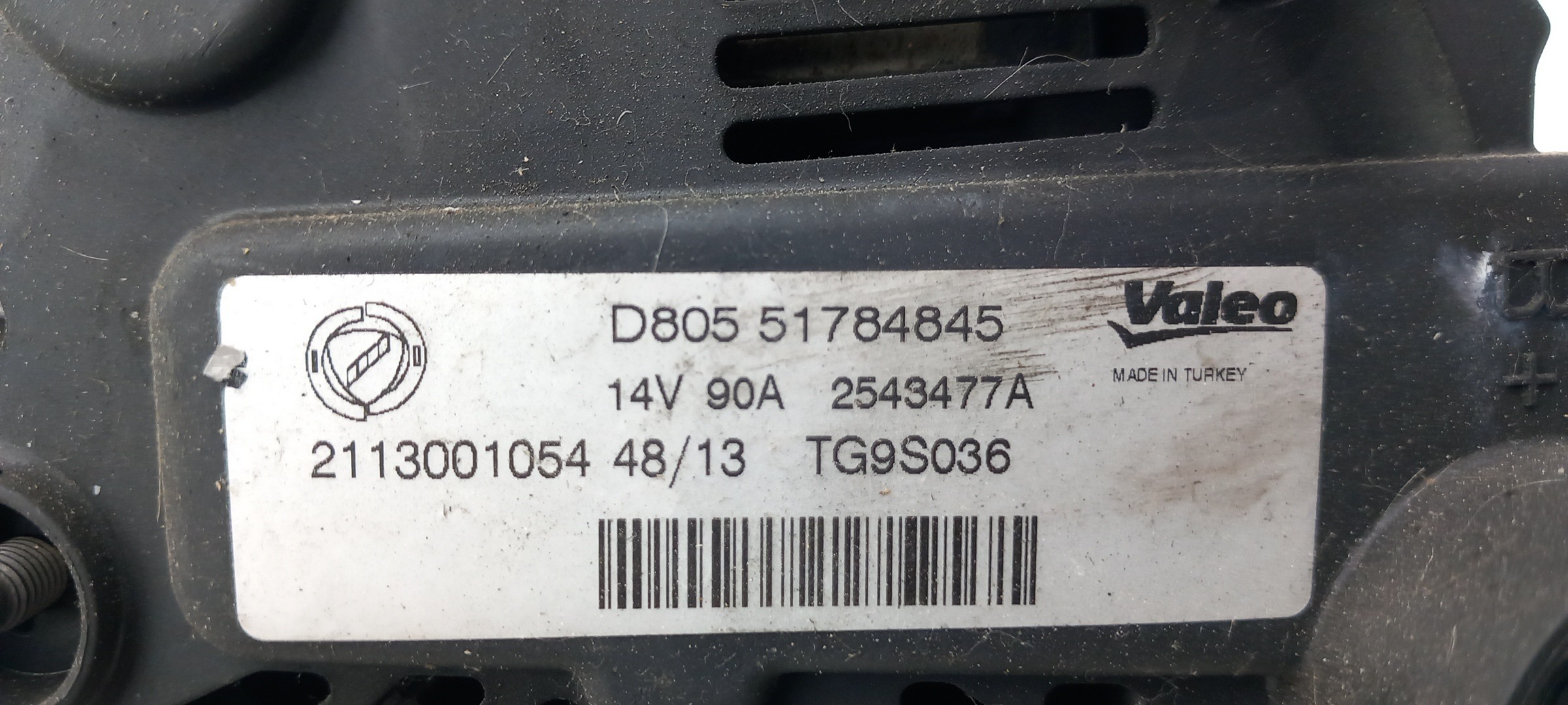 Alternador FIAT Fiorino Furgão/Combi (225_) Imagem-2