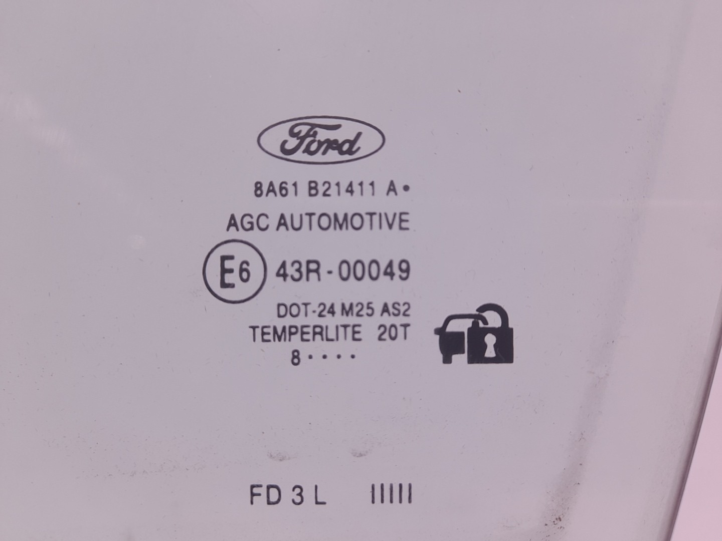 Left front door glass FORD Fiesta VI (CB1, CCN) Imagem-1