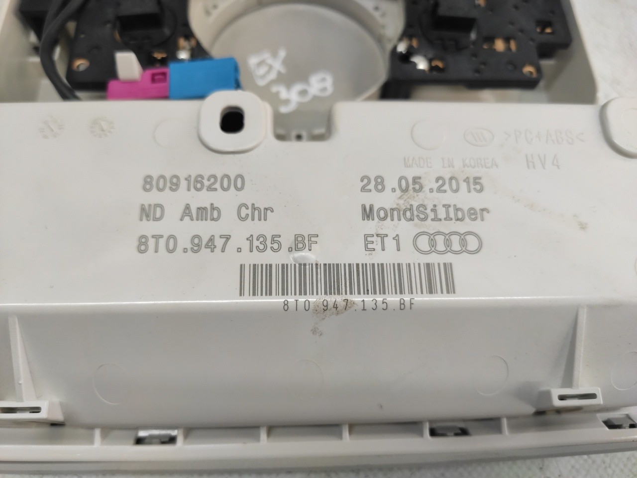 Plafonier frente AUDI A4 (8K2, B8) Imagem-3