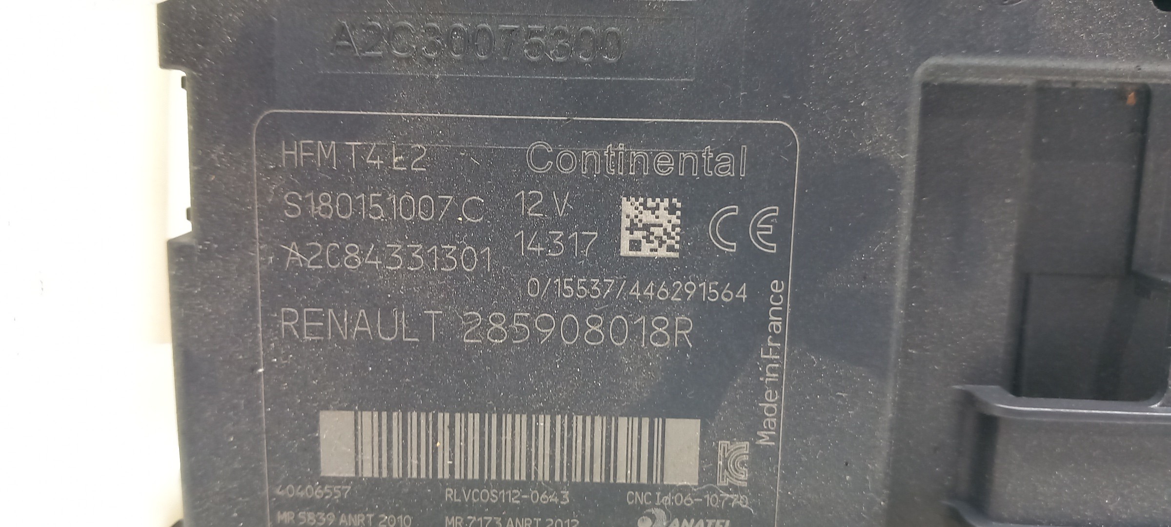 Ignition barrel RENAULT Captur (J5_) Imagem-1
