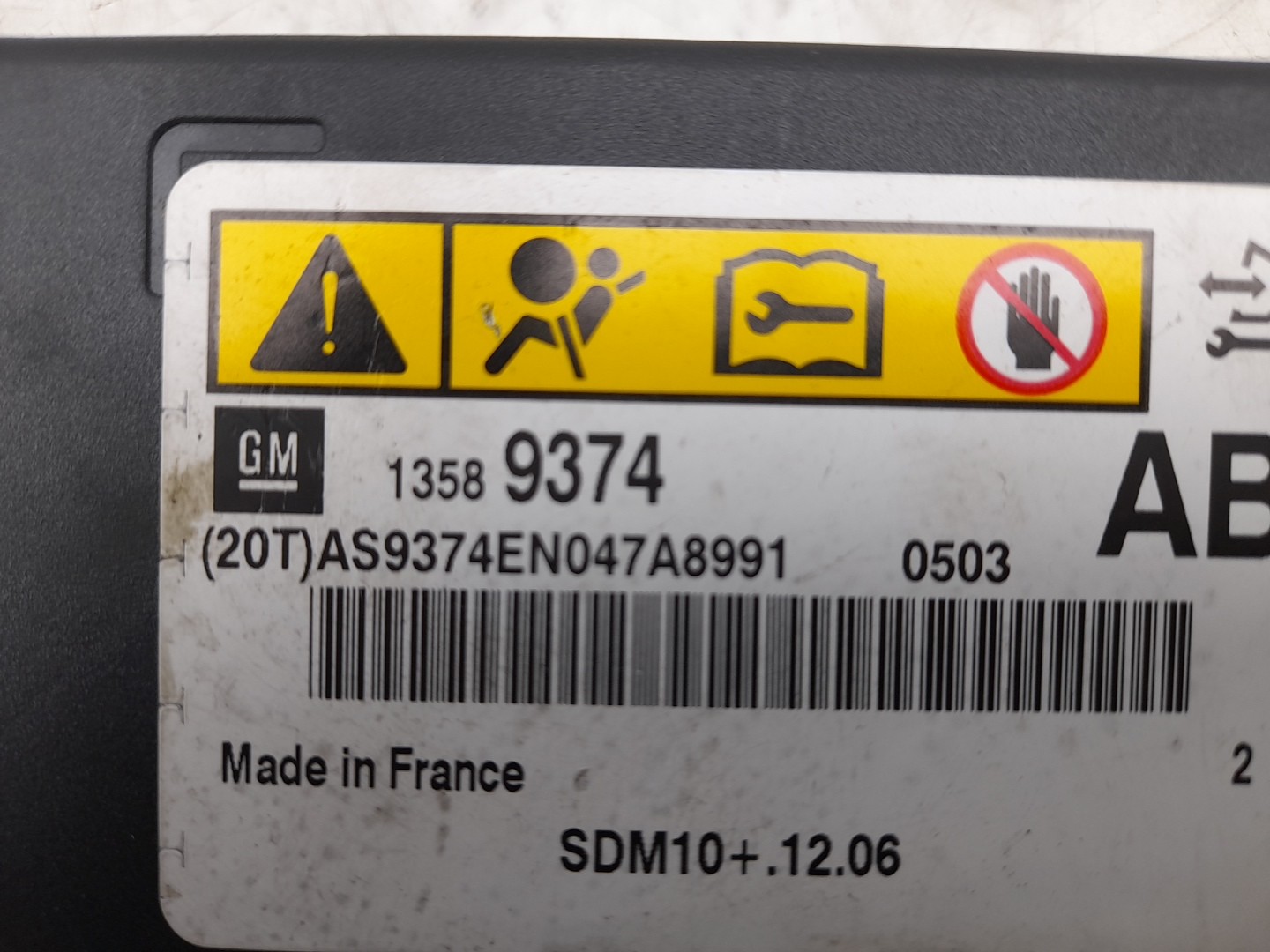 Centralina airbag OPEL Astra J Imagem-3