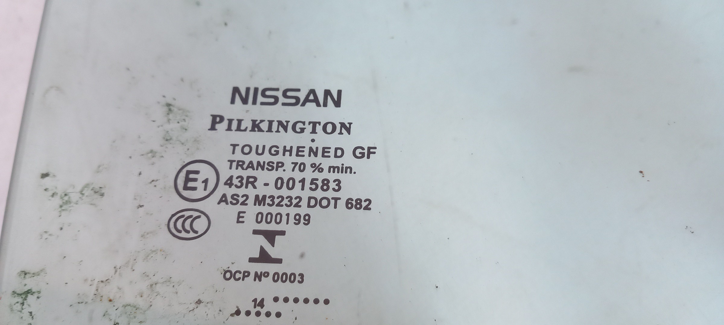 Right rear door glass NISSAN Qashqai II (J11) Imagem-1