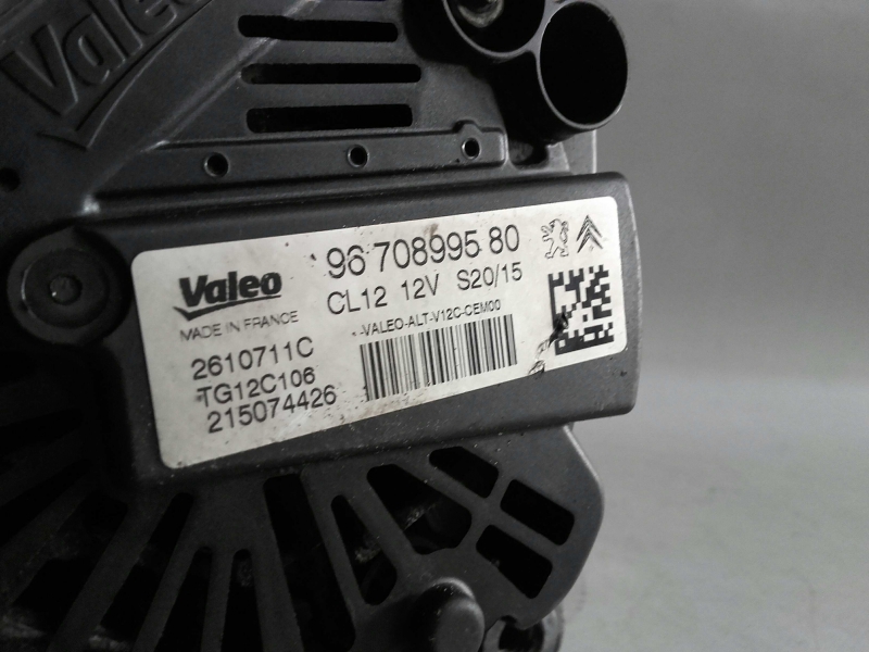 Alternador PEUGEOT 2008 I (CU_) Imagem-1