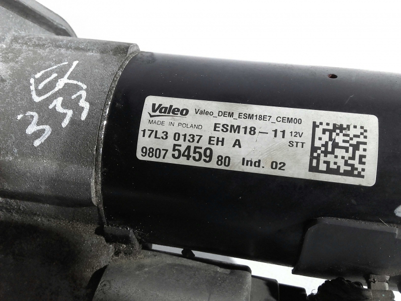 Motor de arranque PEUGEOT 2008 I (CU_) Imagem-1
