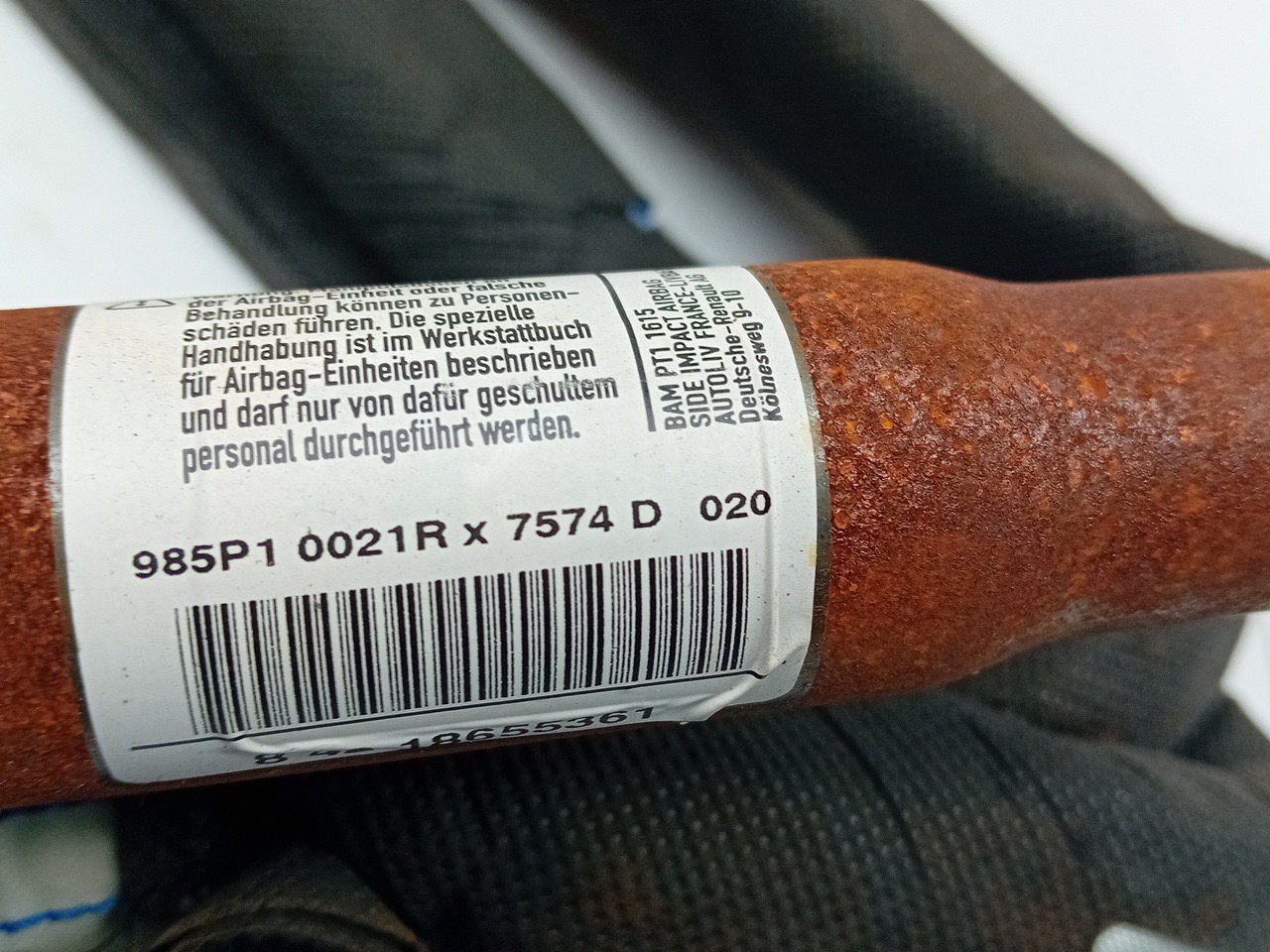 Airbag Rideau Guache RENAULT Megane III (BZ0_) Imagem-1