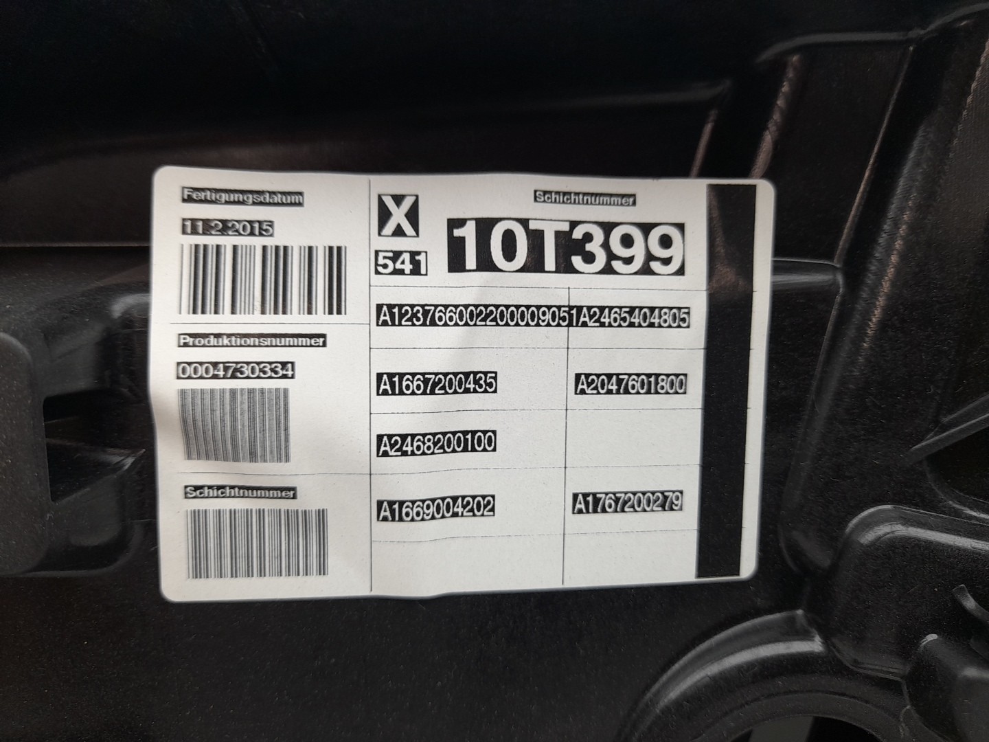Elevalunas delantero derecho MERCEDES-BENZ GLA (X156) Imagem-1