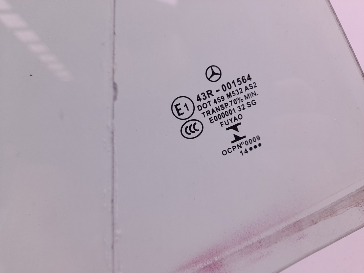 Right rear door glass MERCEDES-BENZ GLA (X156) Imagem-1