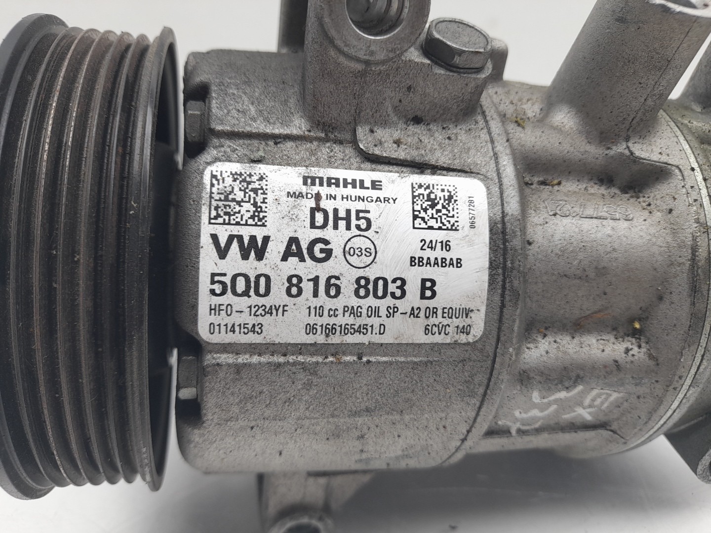 AC compressor VOLKSWAGEN Golf VII (5G1, BQ1, BE1, BE2) Imagem-2