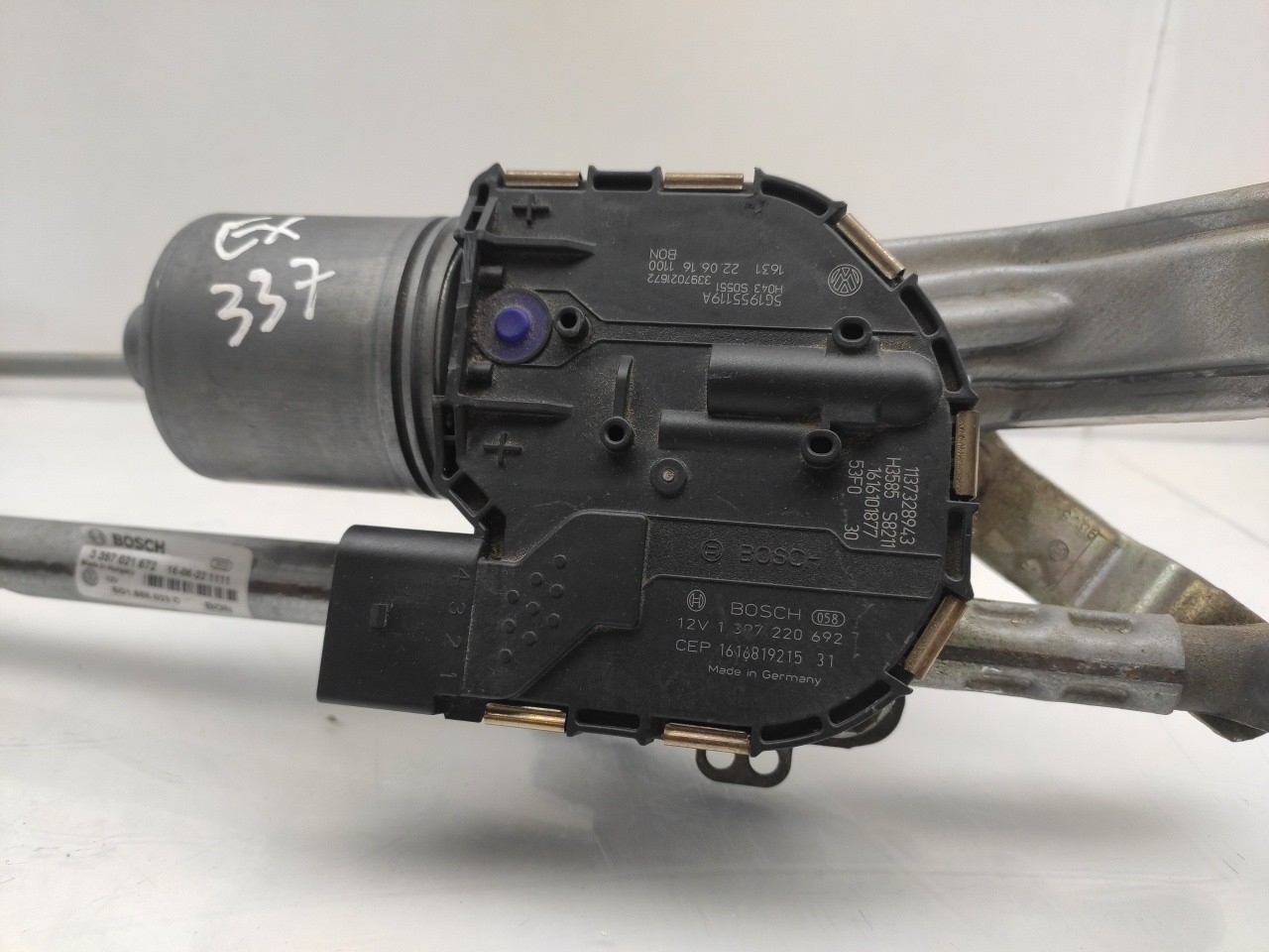 Motor limpa vidros frente VOLKSWAGEN Golf VII (5G1, BQ1, BE1, BE2) Imagem-1
