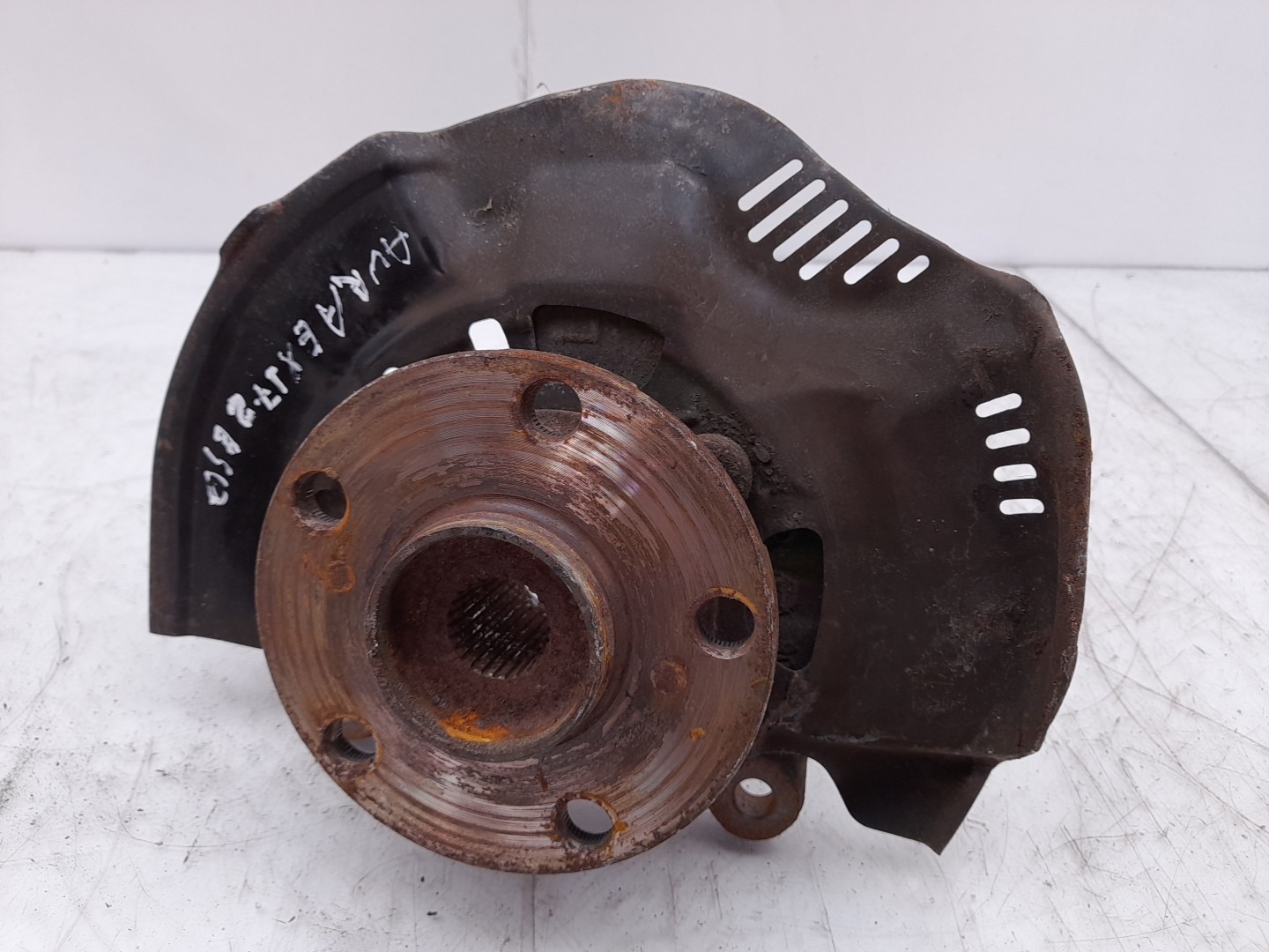 Left front steering knuckle