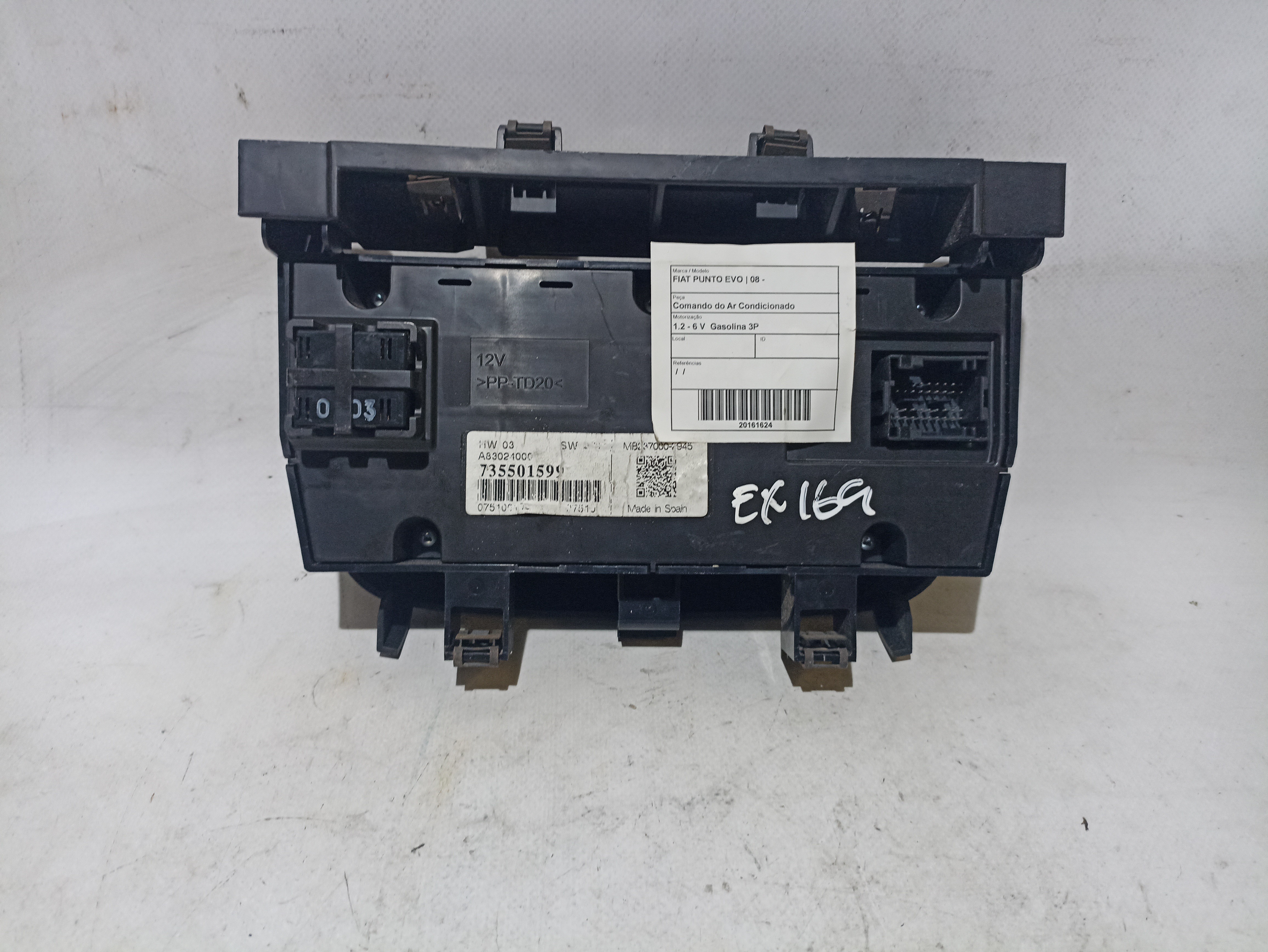 AC switch FIAT Punto Evo (199_) Imagem-1