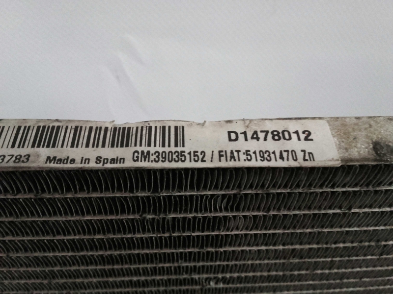 Radiador AC FIAT Fiorino Furgão/Combi (225_) Imagem-1