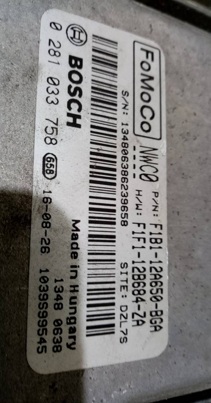 Centralina motore / ECU FORD Fiesta VI (CB1, CCN) Imagem-2