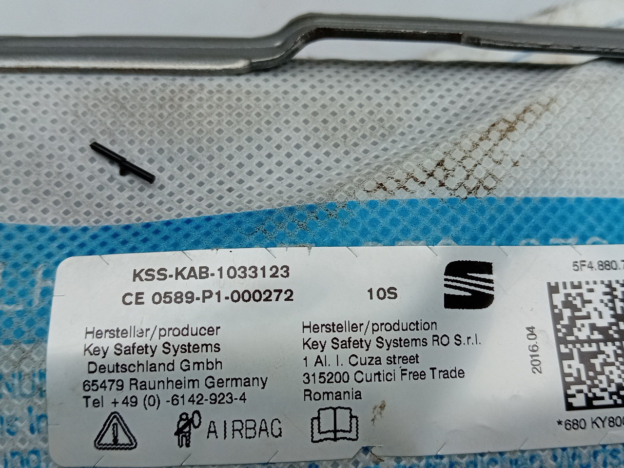 Airbag a Tendina Sinistra SEAT Leon (5F1) Imagem-1