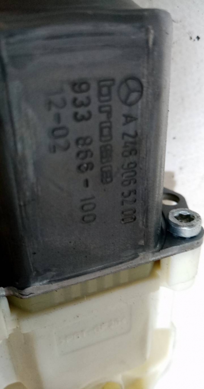 Motor Elevalunas Delantero Derecho MERCEDES-BENZ Classe B (W246, W242) Imagem-2