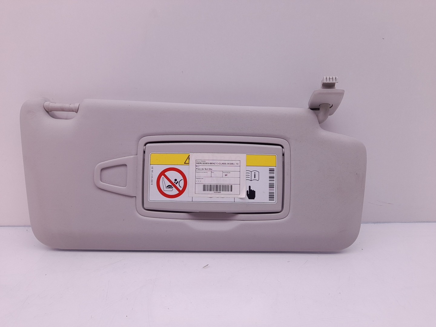 Pála de sol direita MERCEDES-BENZ Classe S (W222, V222, X222) Imagem-3