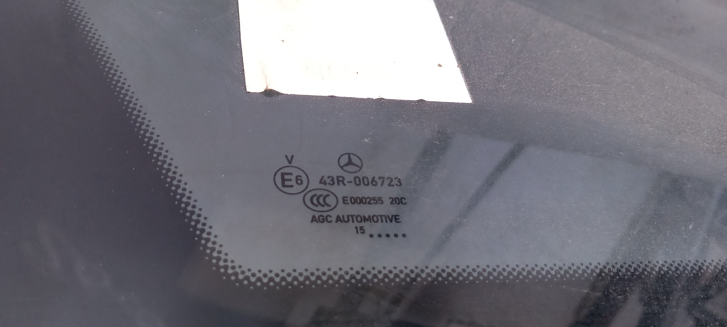 Vidro triangular da porta trás esquerdo MERCEDES-BENZ Classe C Carrinha (S205) Imagem-2