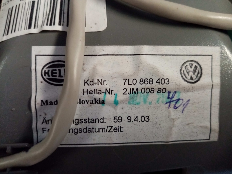 Plafonnier avant VOLKSWAGEN Touareg (7L) Imagem-1