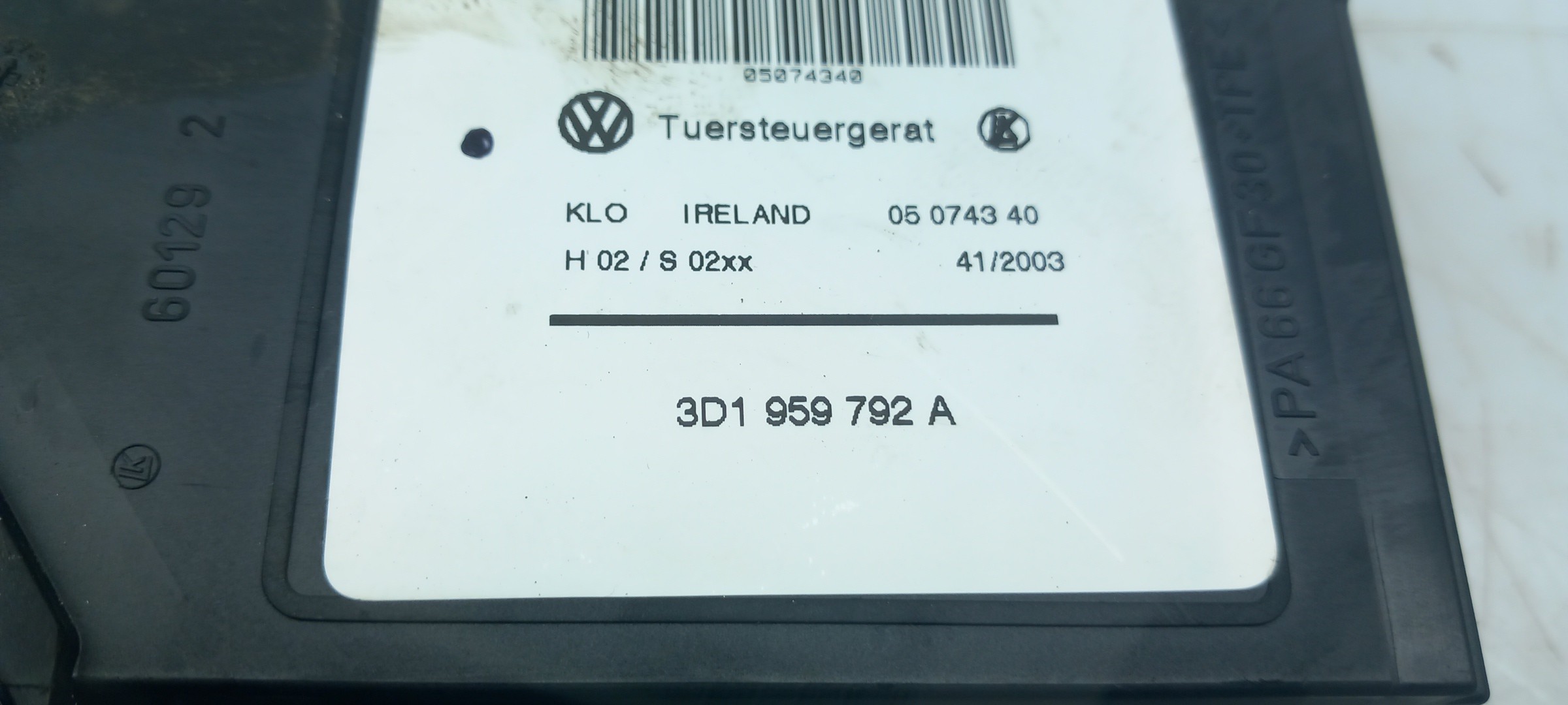Motor vidro frente direito VOLKSWAGEN Touareg (7L) Imagem-3