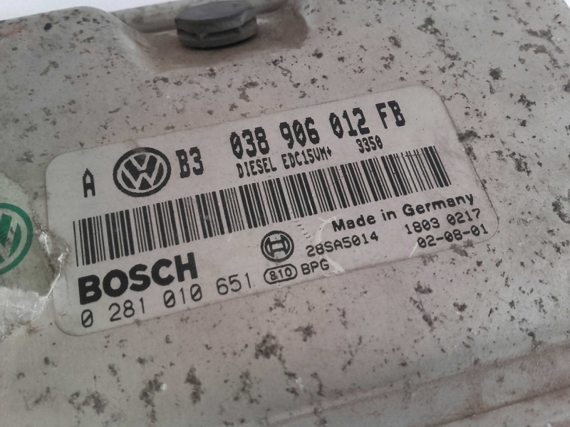 Engine control unit / ECU SEAT Toledo II (1M2) Imagem-1