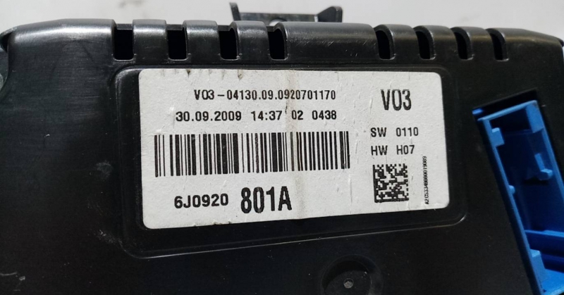 Quadrante / Cuadro de instrumentos SEAT Ibiza IV (6J5, 6P1) Imagem-2