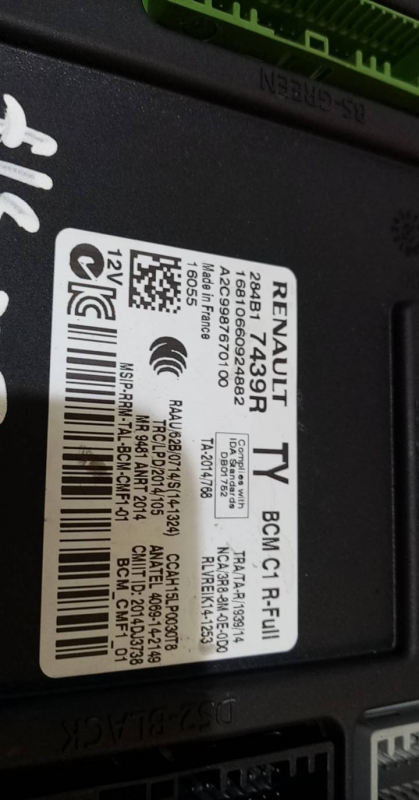 Boîte de fusibles / SAM / BSI RENAULT Megane IV (B9A/M_) Imagem-1