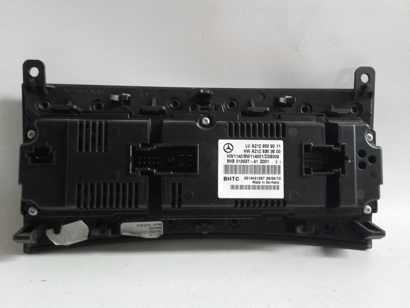 Bouton / interrupteur climatisation MERCEDES-BENZ Classe E (W212) Imagem-1