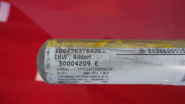 Airbag cortina esquerdo MERCEDES-BENZ Classe C (W203) Imagem-4