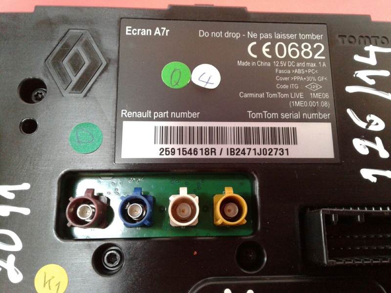 Écran de Navigation RENAULT Scénic III (JZ0/1_) Imagem-2