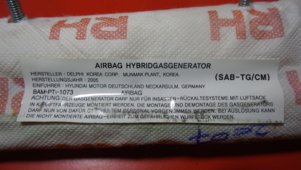 Airbag  Droite HYUNDAI Santa Fé II (CM) Imagem-1