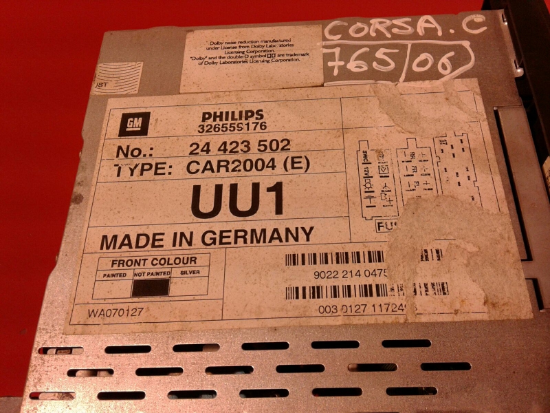 Rádio / auto-rádio OPEL Corsa C Imagem-2