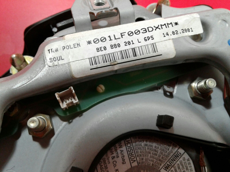 Steering Wheel Airbag AUDI A3 (8L1) Imagem-2