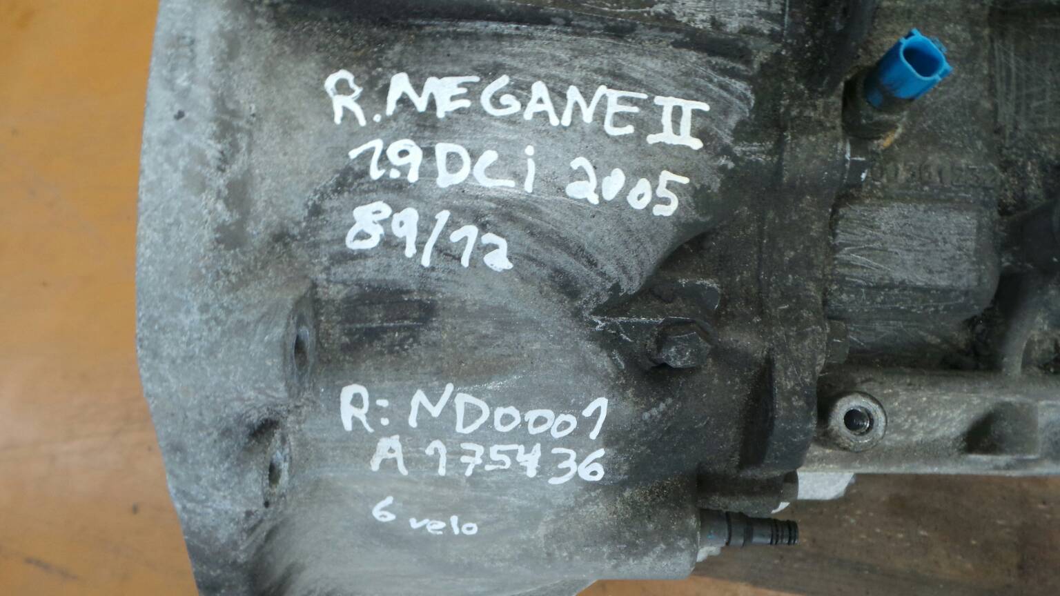 Manual gearbox RENAULT Megane II Break (KM0/1_) Imagem-5