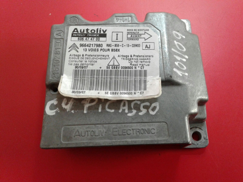 Centralita airbag CITROËN C4 Picasso I (UD_)