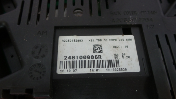 Quadrante / Cuadro de instrumentos RENAULT Laguna III (BT0/1) Imagem-2