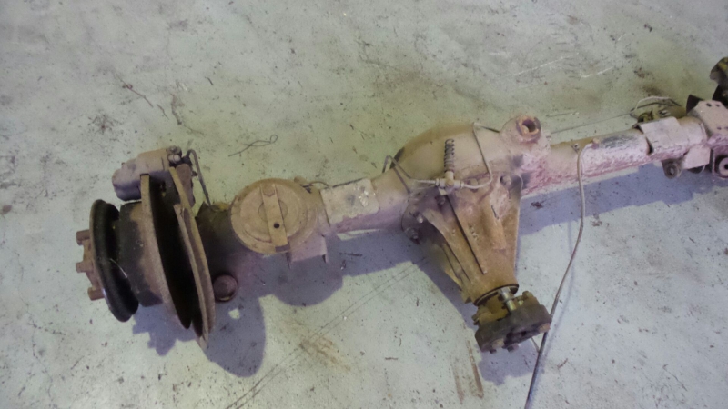 Rear axle with drum brakes LAND ROVER Defender Cabrio (L316) Imagem-1