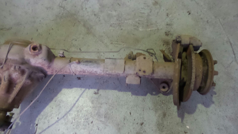 Rear axle with drum brakes LAND ROVER Defender Cabrio (L316) Imagem-2
