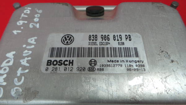 Centralina motor / ECU SKODA Octavia II Hatchback (1Z3) Imagem-2