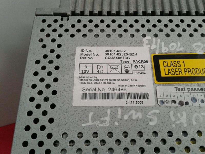 Radio / Autoradio SUZUKI Swift III (MZ, EZ) Imagem-2