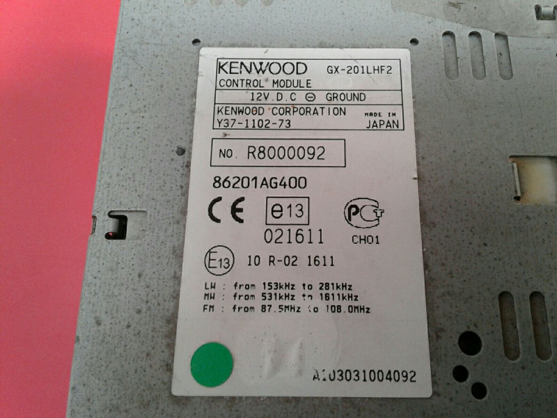 Car radio SUBARU Outback (BL, BP) Imagem-2