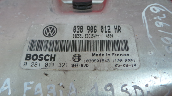 Centralina motor / ECU SKODA Fabia I Hatchback (6Y2) Imagem-2